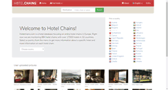 Desktop Screenshot of hotelchains.com